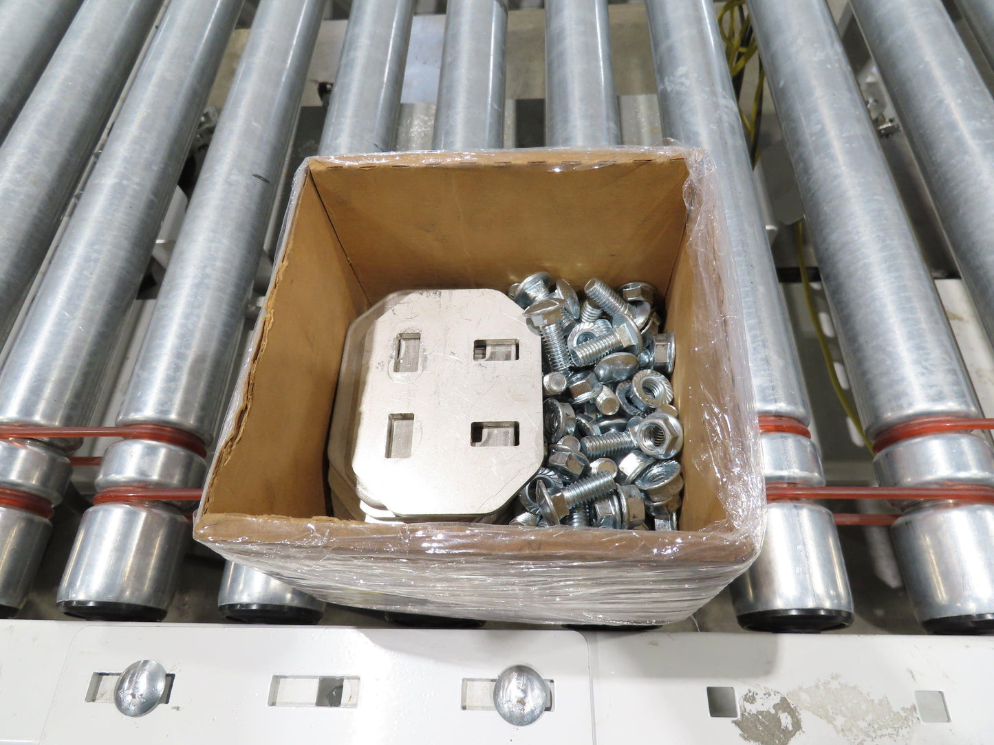 ConveyX 52"x 55' Power Roller Conveyor 48"BF Walk-Thru Gate 115V Variable Speed