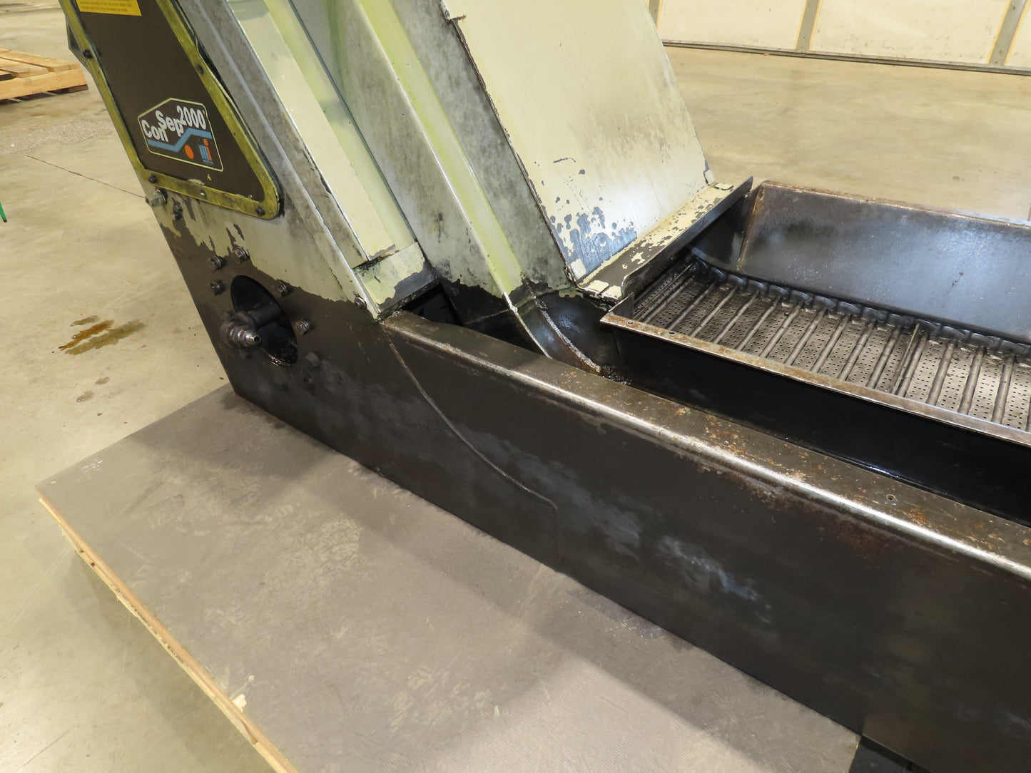 Mayfran ConSep 2000 Dual Belt Chip Conveyor Scraper Separator Coolant Filter