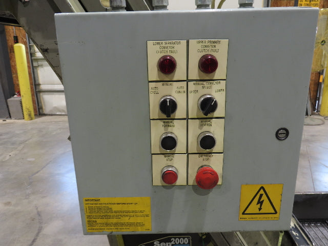 Mayfran ConSep 2000 Dual Belt Chip Conveyor Scraper Separator Coolant Filter