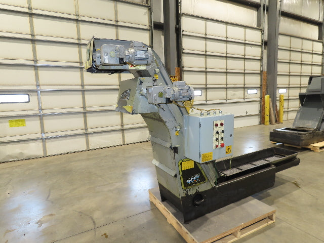 Mayfran ConSep 2000 Dual Belt Chip Conveyor Scraper Separator Coolant Filter