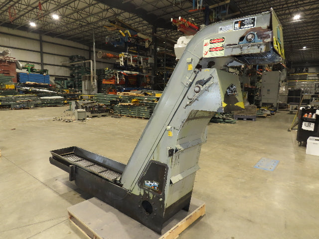 Mayfran ConSep 2000 Dual Belt Chip Conveyor Scraper Separator Coolant Filter