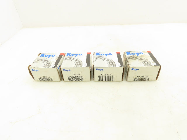 Koyo HJ-283716 Needle Roller Bearing 1-3/4" Bore 2-5/16" OD Lot of 4