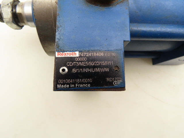 Rexroth CDT3ME5/50/22/15 Hydraulic Cylinder 50mm Bore 15mm Stroke