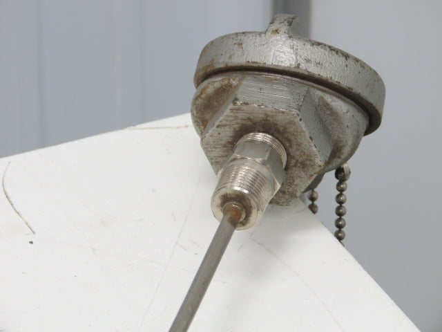 Pyromation K43060U Thermocouple Probe 60" Long 1/4" Rod 1/2" NPT Temperature