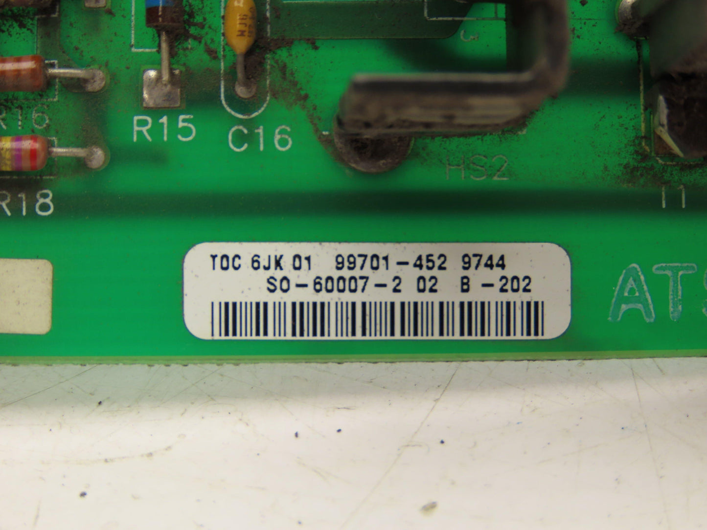 Reliance SO-60007-2-B Automax Power Supply PLC Slot Rack