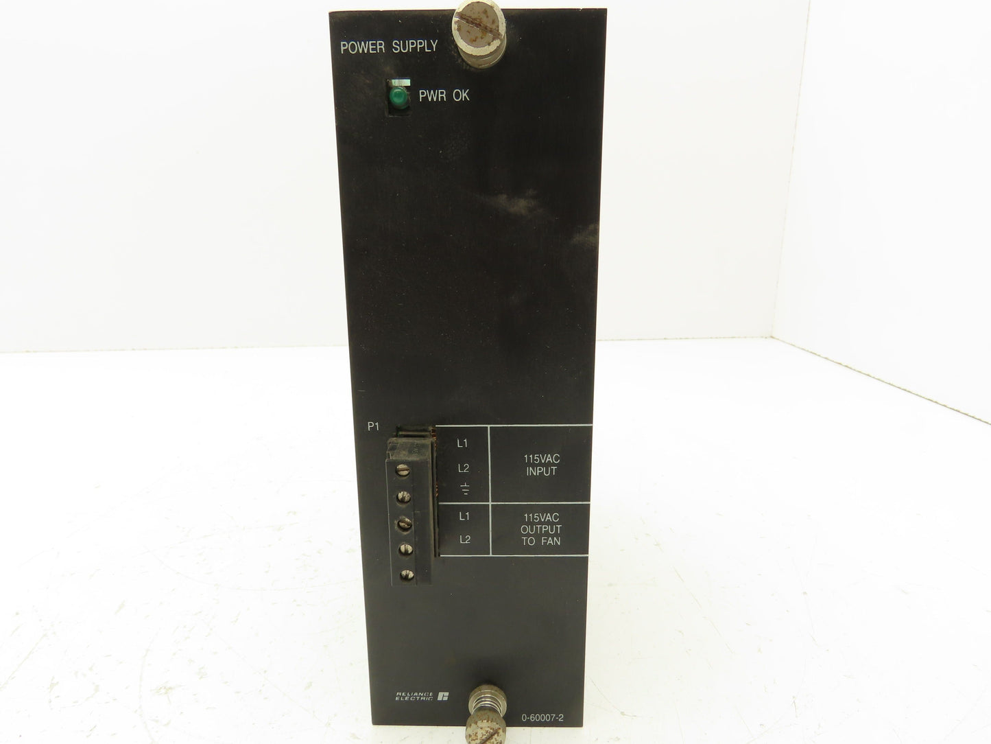 Reliance SO-60007-2-B Automax Power Supply PLC Slot Rack