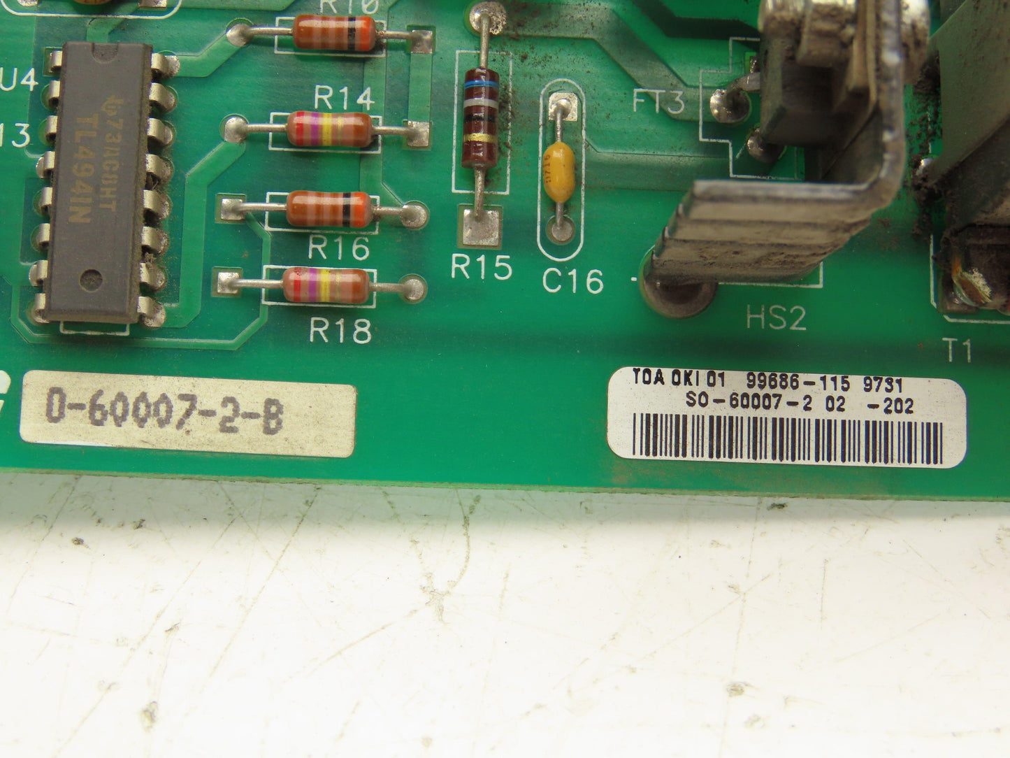 Reliance O-60007-2-B Automax Power Supply PLC Slot Rack