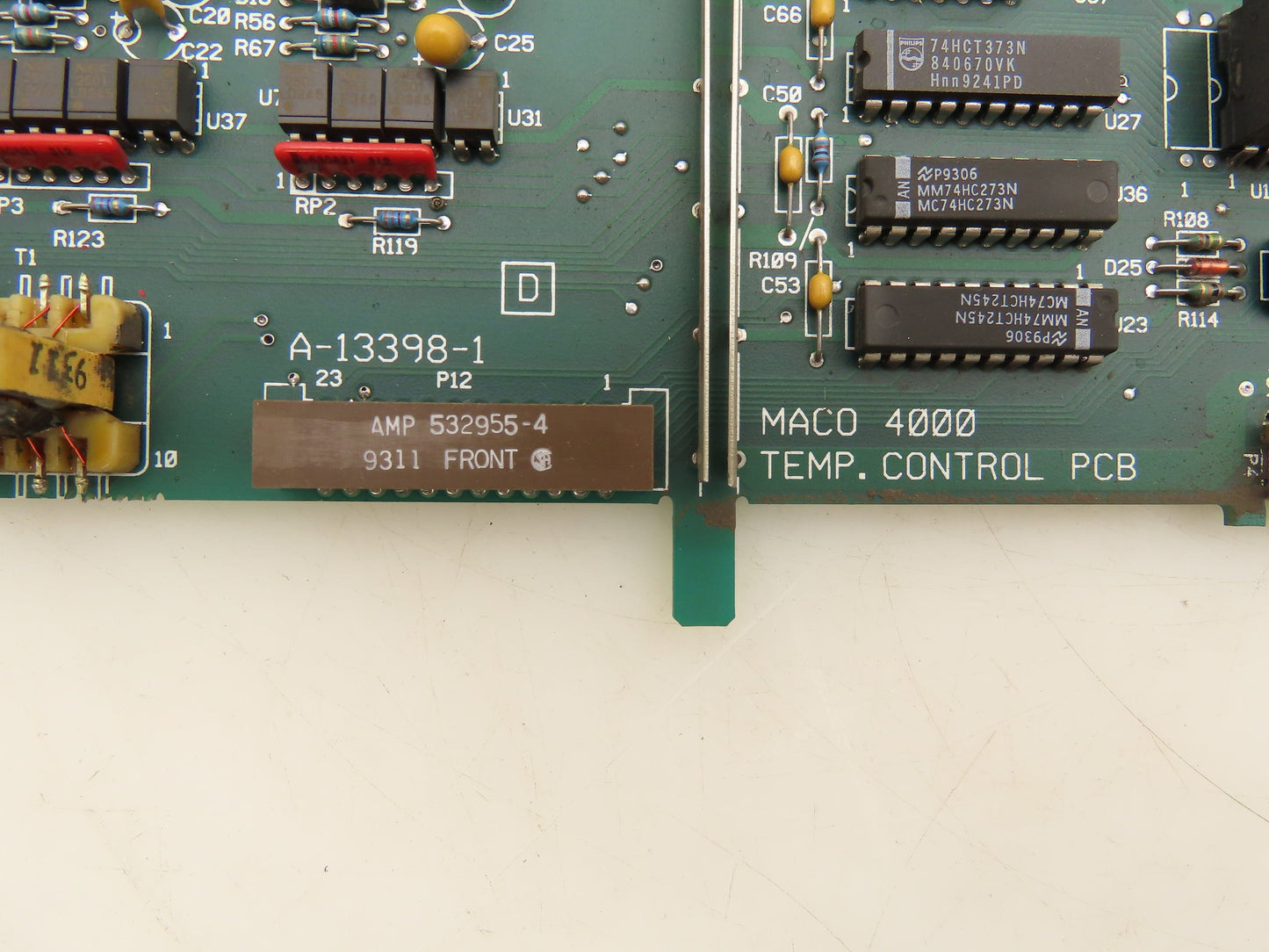 Barber Coleman A-13398-1 MACO 4000 Temperature Control Circuit Board Module