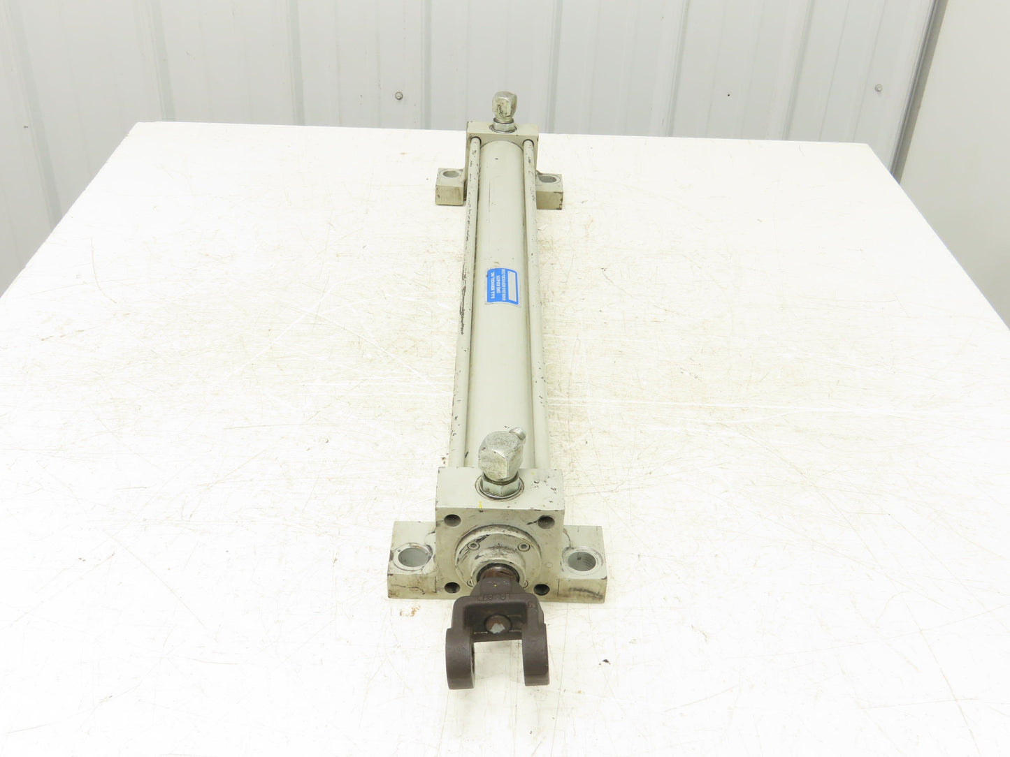 Hydraulic Tie-Rod Cylinder 2.5" Bore 24" Stroke Side Lug Foot Mount