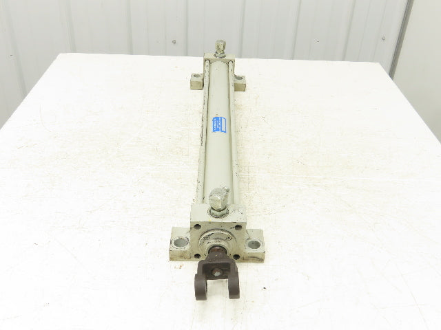 Hydraulic Tie-Rod Cylinder 2.5" Bore 24" Stroke Side Lug Foot Mount