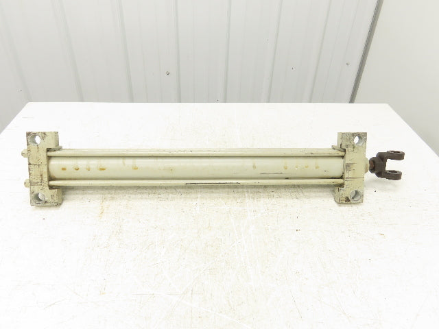 Hydraulic Tie-Rod Cylinder 2.5" Bore 24" Stroke Side Lug Foot Mount