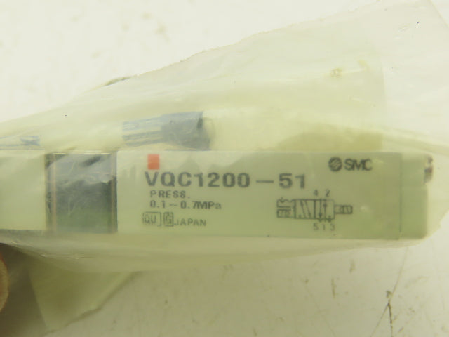 SMC VQC1200-51 Solenoid Air Operated Valve 5-Port