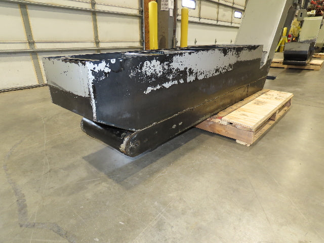 Enomoto Hinge Belt CNC Chip Conveyor 16"x 62" Infeed 31" Discharge 220V 3PH