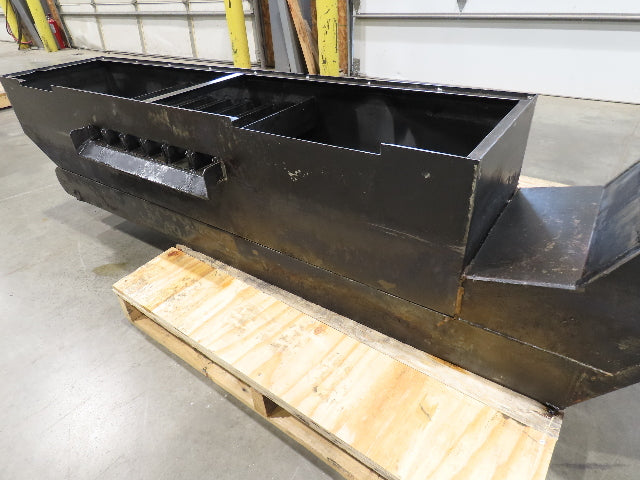 Enomoto Hinge Belt CNC Chip Conveyor 16"x 62" Infeed 31" Discharge 220V 3PH