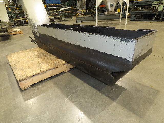 Enomoto Hinge Belt CNC Chip Conveyor 16"x 62" Infeed 31" Discharge 220V 3PH