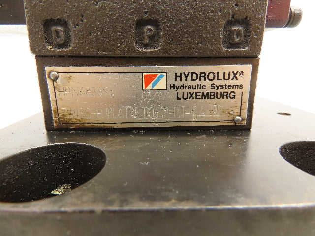 Moog Hydrolux CCE50C11WX06 Hydraulic Proportional 2-Way Cartridge Solenoid Valve