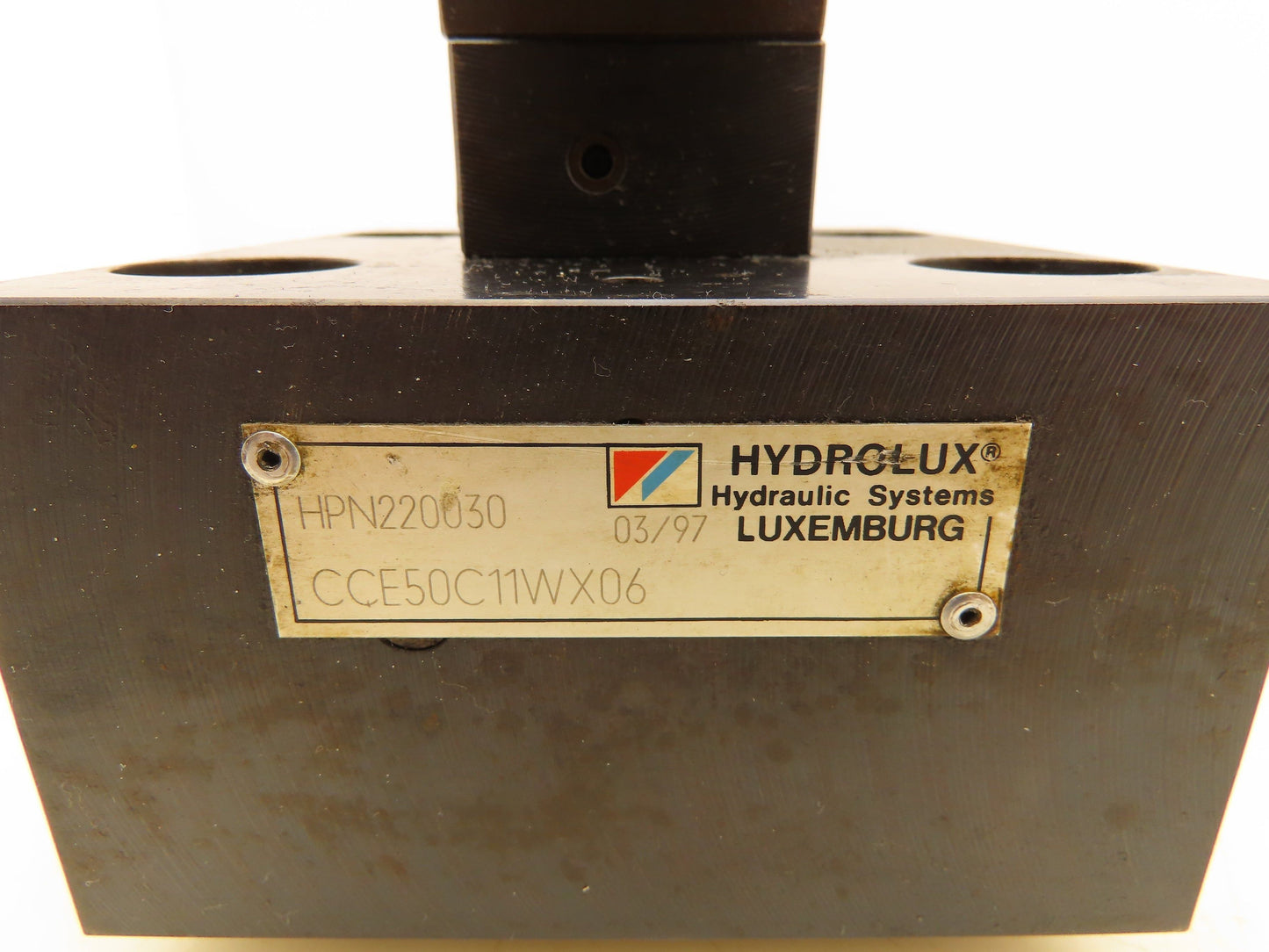Moog Hydrolux CCE50C11WX06 Hydraulic Proportional 2-Way Cartridge Solenoid Valve