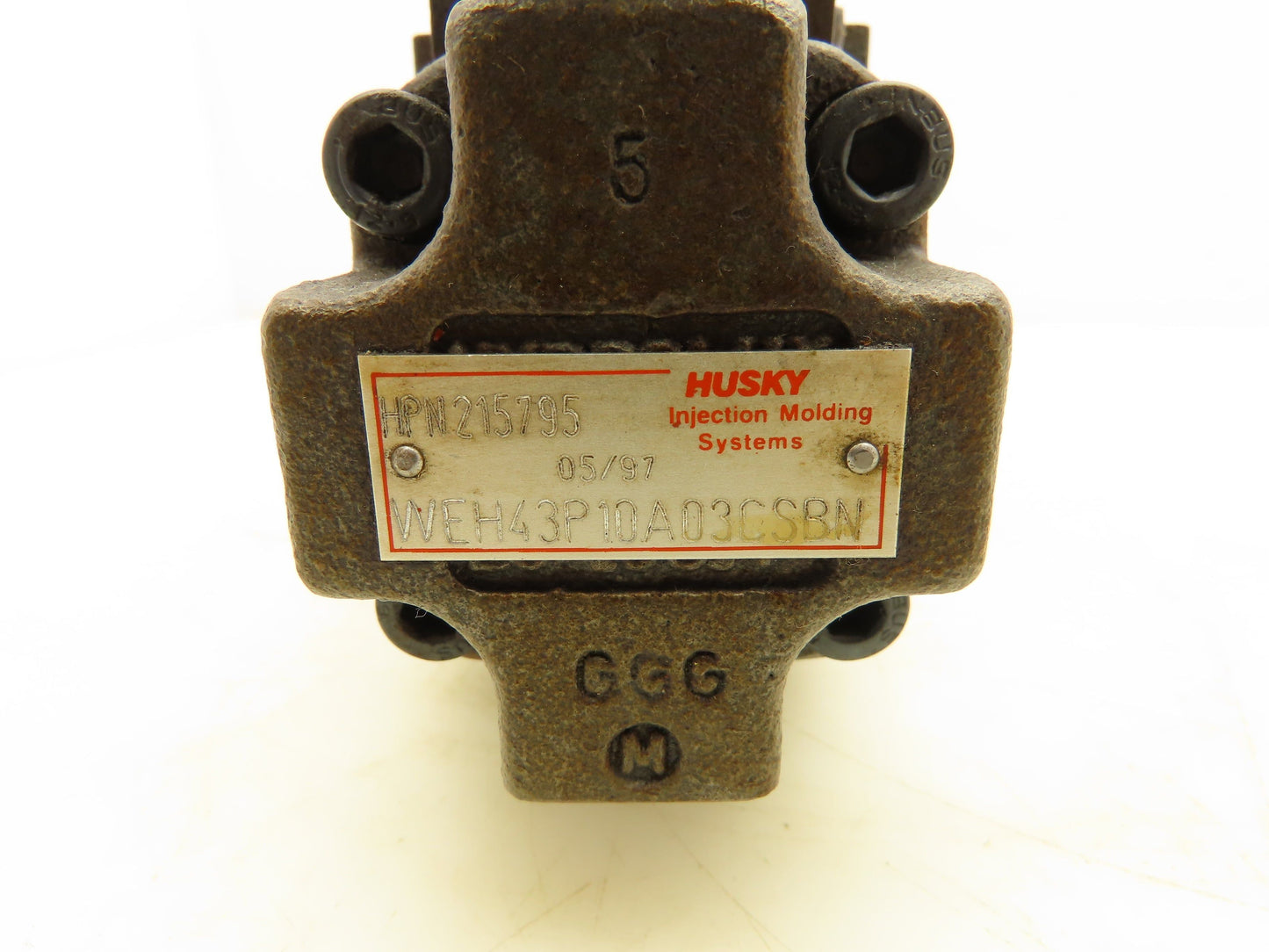 Husky Hydrolux Moog WEH43P10A03CSBN Directional Solenoid Valve K-WE43P06C08PC0BN