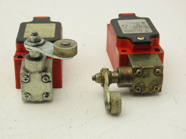 Bernstein ENK-UV1Z AHS-V Limit Switch 500V 10A 30mm Arm Plastic Roller Lot of 2