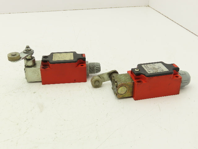 Bernstein ENK-UV1Z AHS-V Limit Switch 500V 10A 30mm Arm Plastic Roller Lot of 2