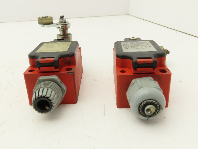 Bernstein ENK-UV1Z AHS-V Limit Switch 500V 10A 30mm Arm Plastic Roller Lot of 2