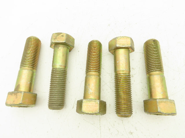 1-1/4"-7x5"Grade PFC9 Hex Head Cap Screw Bolt Course Thread Steel Lot Of 5