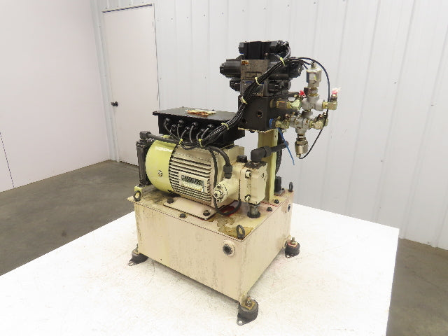 Okuma Hydraulic Power Unit 5 Gallon 8 GPM 1000 PSI Nachi UNI Pump 3Hp 220V 3PH