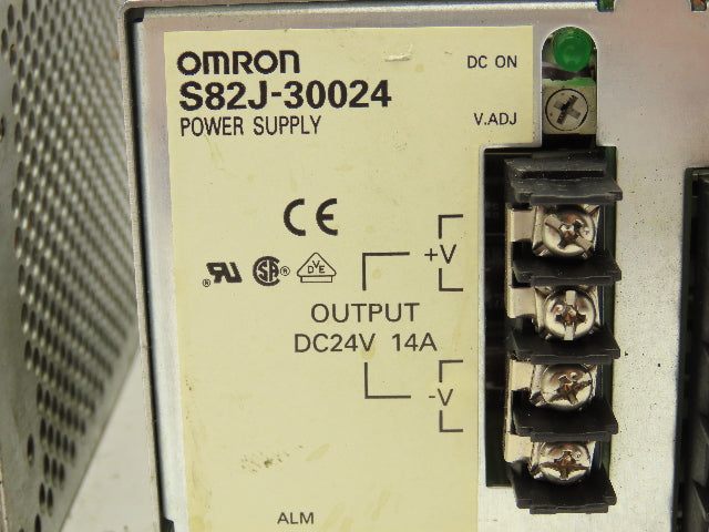 Omron S82J-30024 PLC Power Supply 100-230V In 24VDC 14A Out Lot of 4