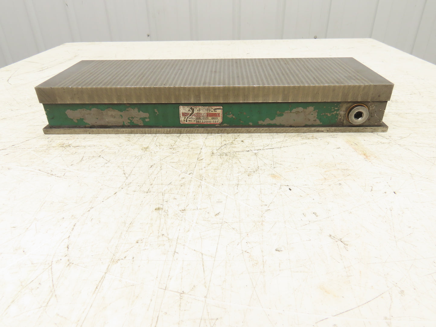 Taft-Peirce 6"x18" Rectangular Permanent Magnetic Block Chuck 2-5/8" Height