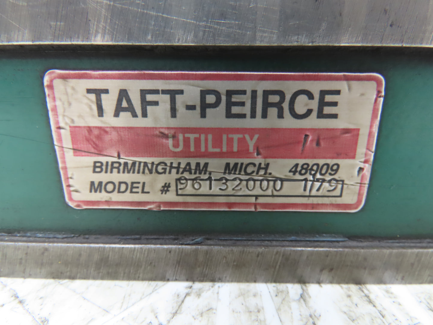 Taft-Peirce 6"x18" Rectangular Permanent Magnetic Block Chuck 2-5/8" Height