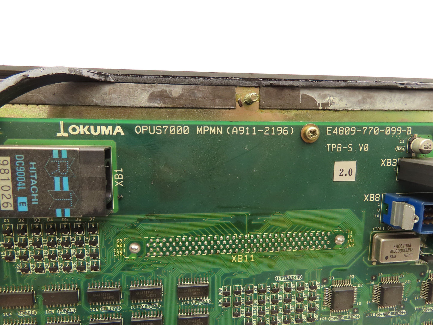 Okuma E0105-566-103-2 Operator Interface Control Panel