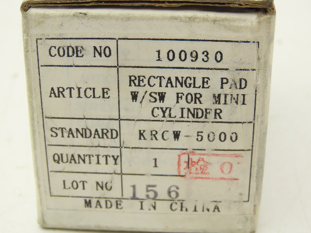 Eins GSG KRCW-5000 Mini Cylinder Rectangle Silicone Plate Limit Switch