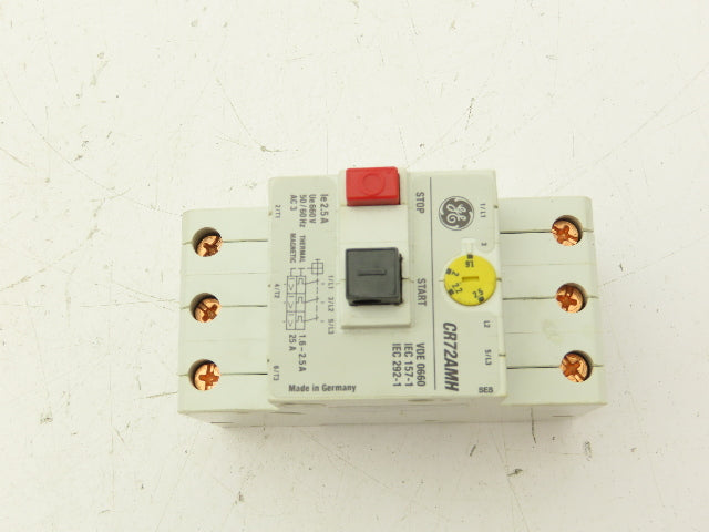 General Electric CR72AMH Starter Motor Protector 600V 2.5A 3 Pole