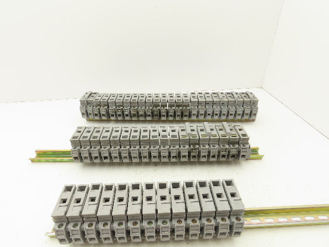 Entrelec MB10/22SF/FL Fuse Holder Terminal Block 30A 600V 6mm Lot of 55