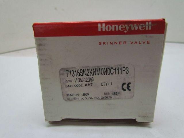 Honeywell Skinner Valve 71315SN2KNM0N0C111P3 1/4"NPT 120 V Solenoid Valve 125psi