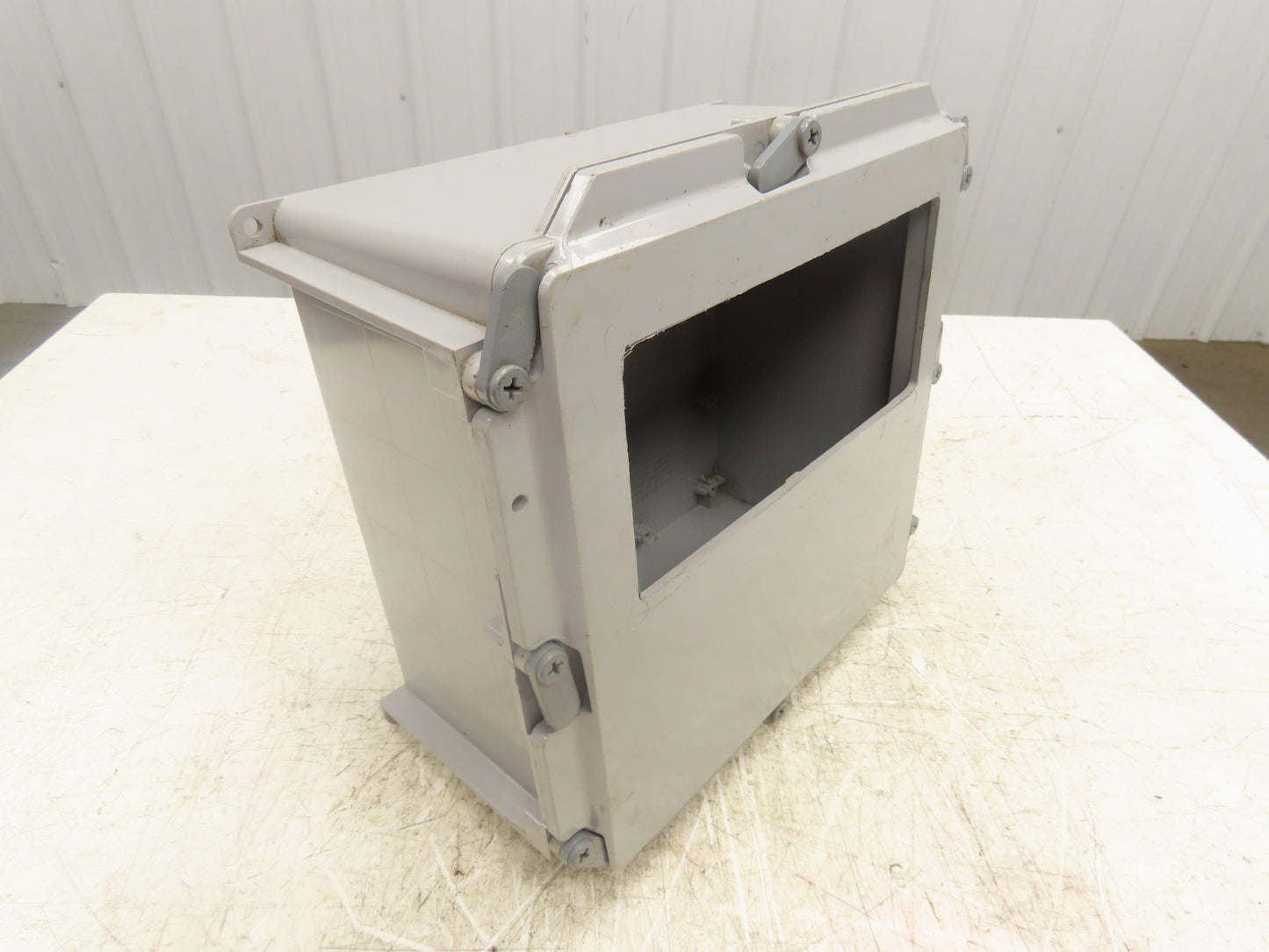 Kraloy JBX12126 Electrical Enclosure 12x12x6" PVC Junction Pull Box 4.5x9.75"