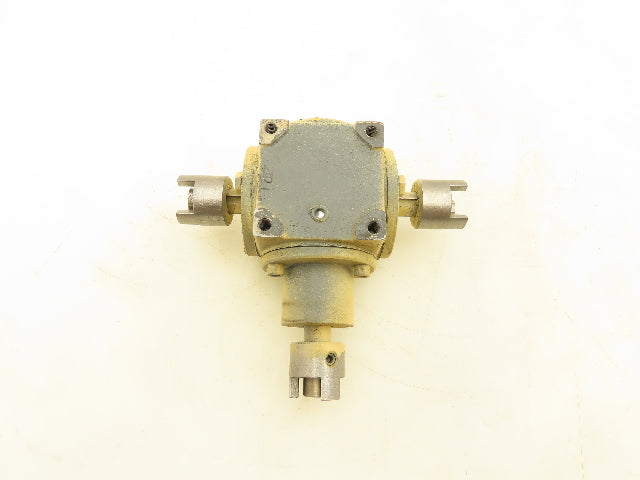 Hub City 0220-21101 M3 Right Angle Gear Drive 1:1 Reducer 5/8" Dual Shaft
