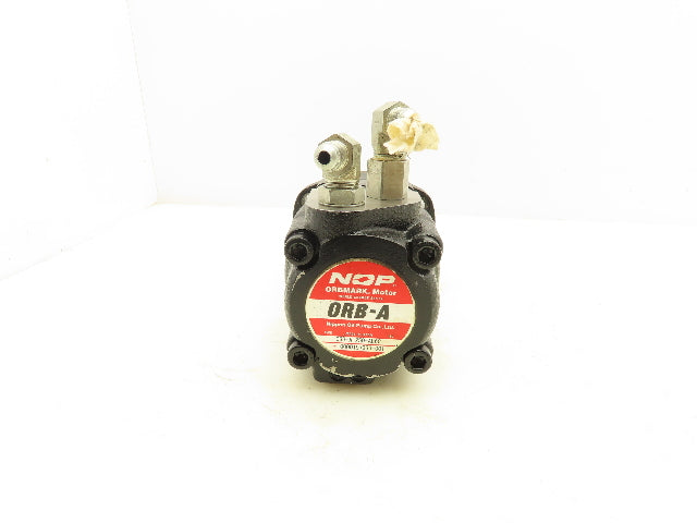 Nippon Orbmark ORB-A-250-AE6C Hydraulic Motor 18 GPM 1500PSI 4-Bolt 1" Shaft