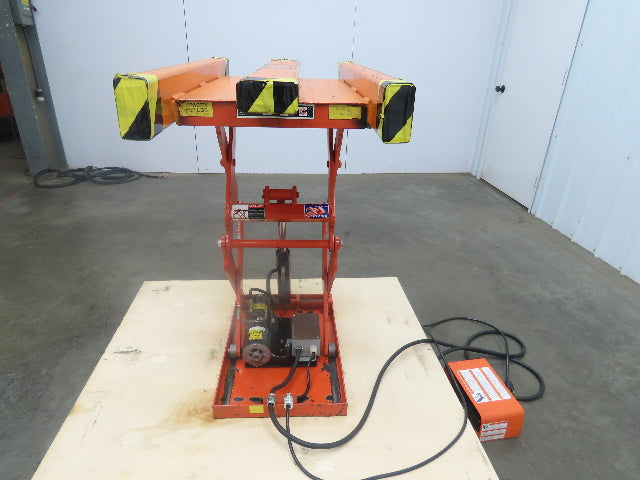 Presto DXS30-10 Compact Double Scissor Lift Table 1000lb 30" Travel 120V 1Ph