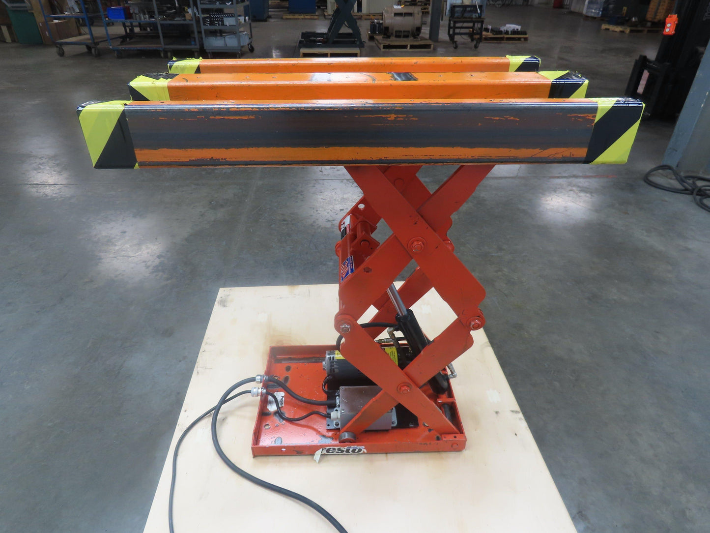Presto DXS30-10 Compact Double Scissor Lift Table 1000lb 30" Travel 120V 1Ph