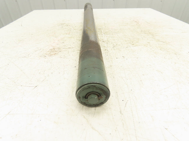 Hytrol 2.5"x 38"BF Steel Gravity Conveyor Roller 11/16" Hex Axle