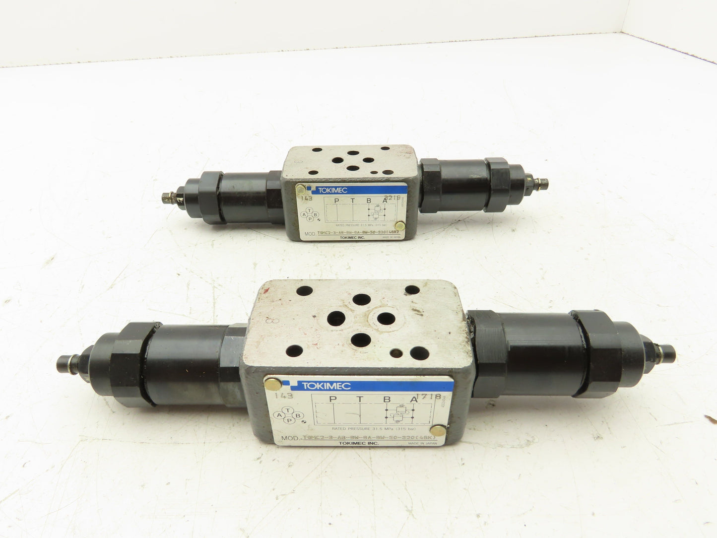 Tokimec TGMC2-3-AB-BW-BA-BW-50-S20 Hydraulic Pressure Relief Valve Lot 2