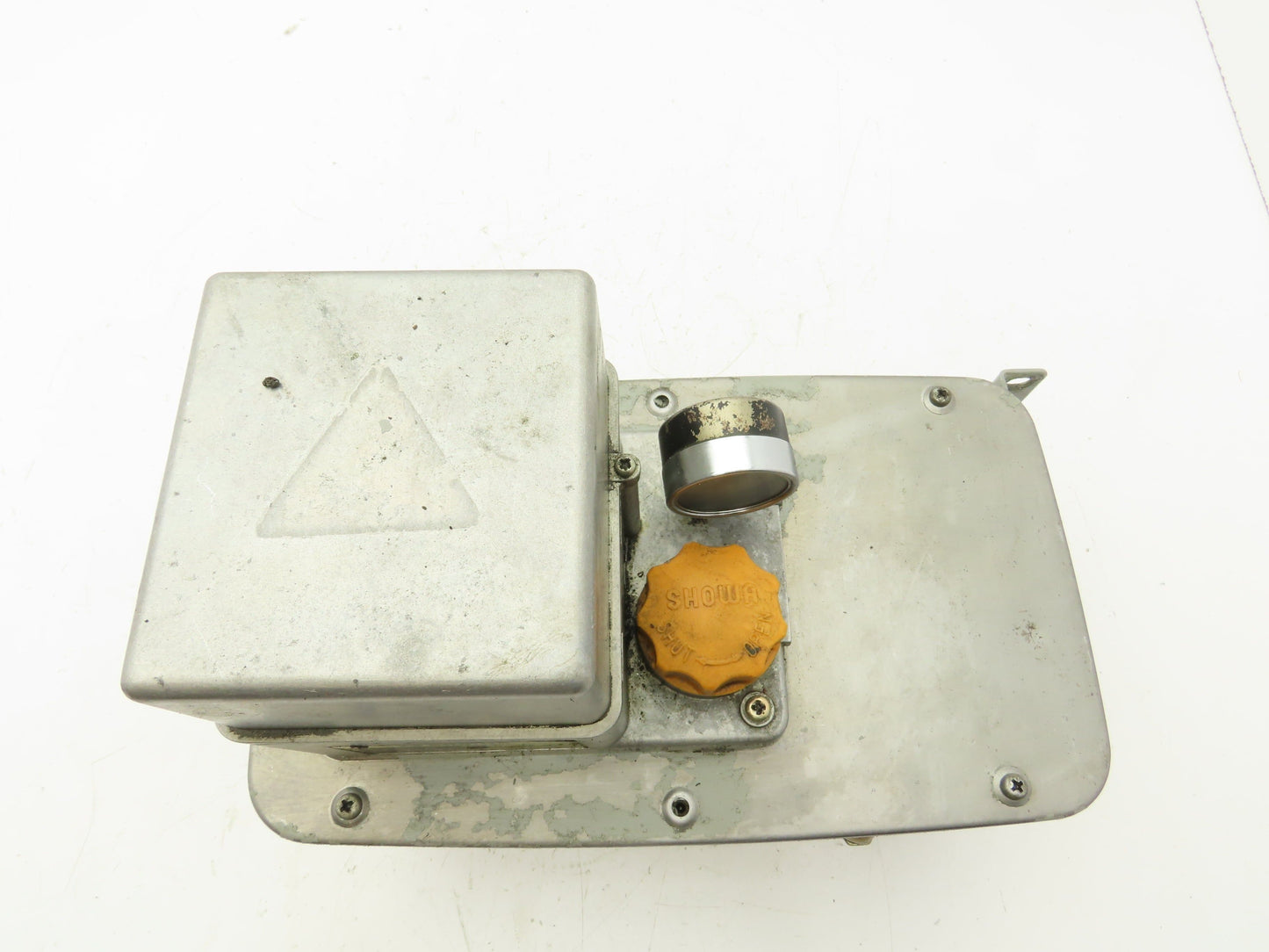 Showa LCB4 7661 Lubrication Oil Pump Machine Oiler 6L Steel Tank 0.1 L/Min 200V