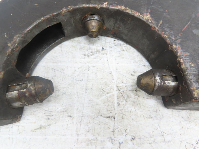 Steel Lathe Steady Rest 20" Swing 7" Max OD Roller Bearing 3 Point *Broken Knob