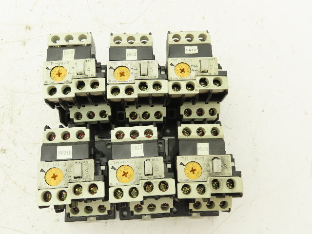 Fuji Electric TR-0N/3 Overload Relay 1.4-2.2A 600V Lot of 6
