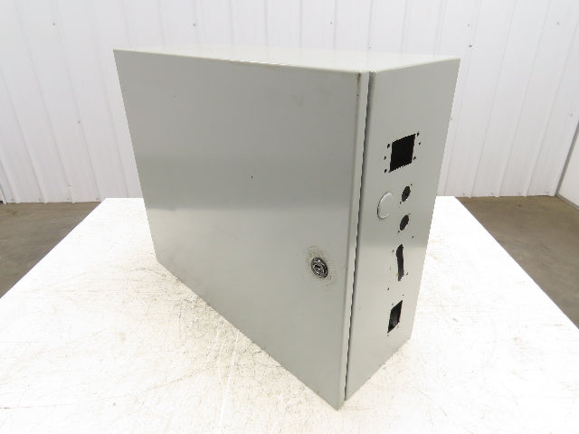 Hammond EN4SD20248GY Electrical Enclosure Box 20x24x8" Wall Mount Back Panel
