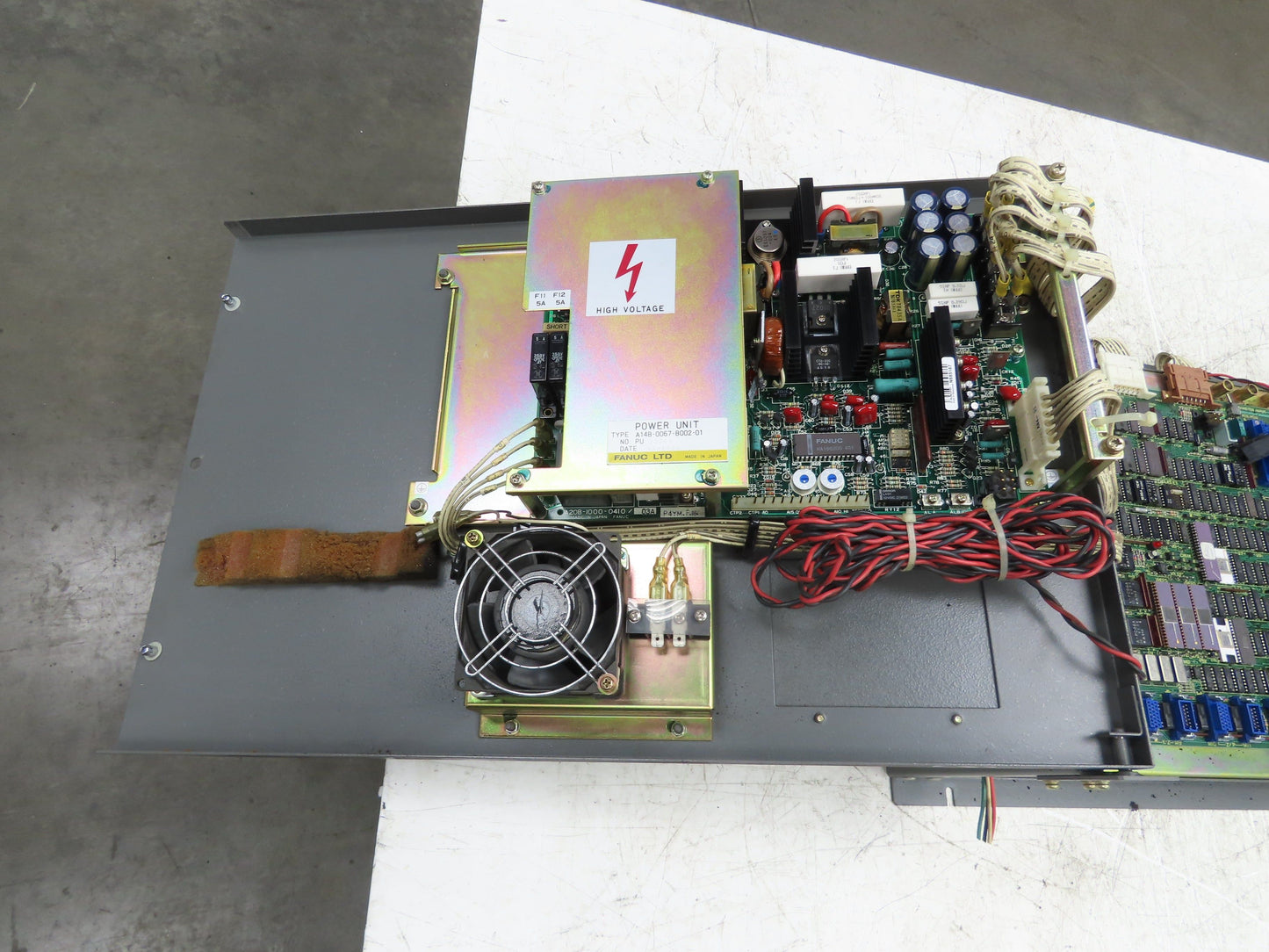 Fanuc A02B-0058-B501 PLC Power Supply Controller Unit Chassis