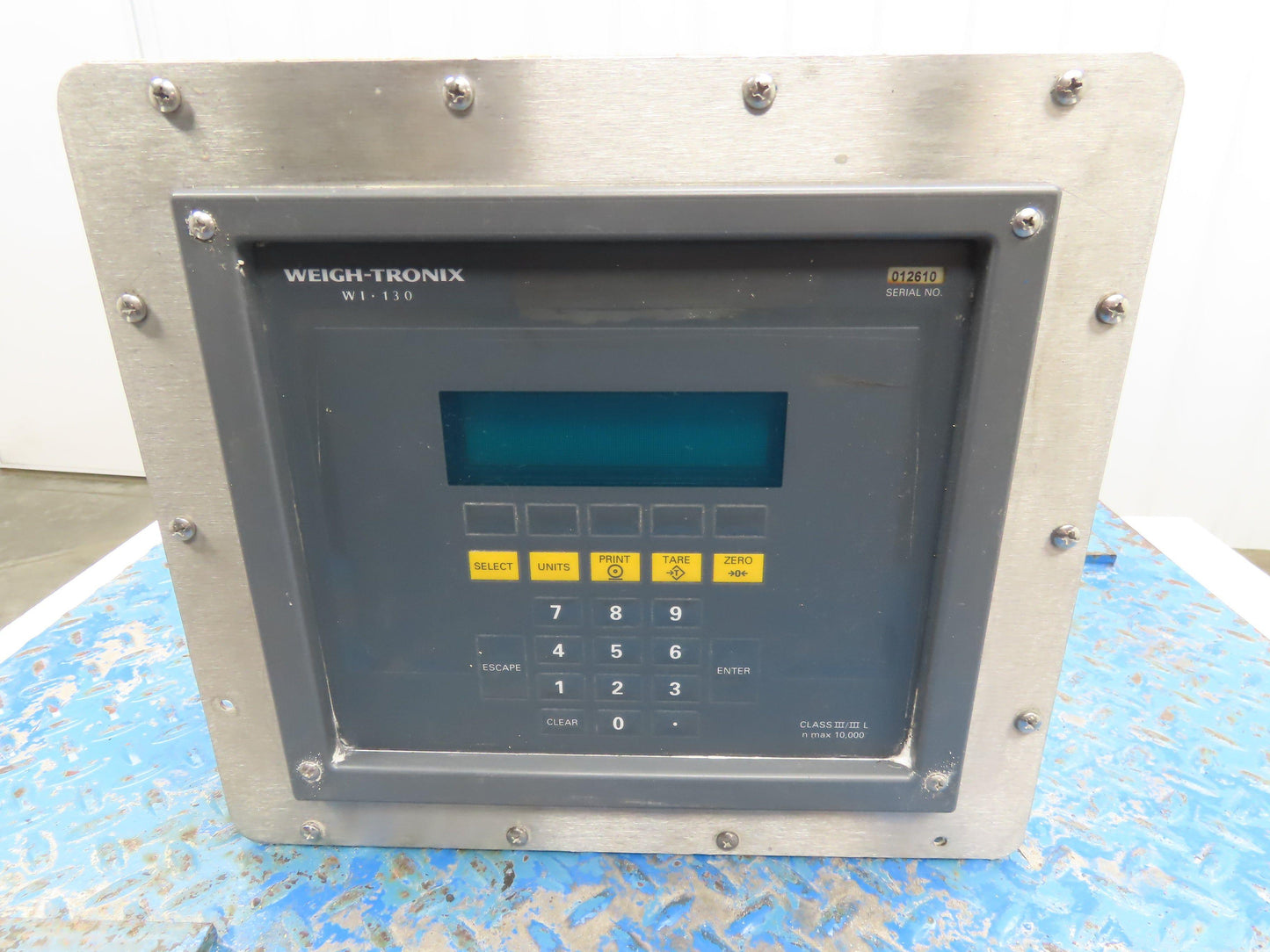 Weigh-Tronix DS3030A-01 Deck Floor Scales 1000 lbs 30x30" WI-130 Controller