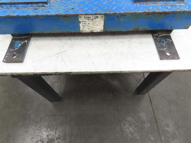 Weigh-Tronix DS3030A-01 Deck Floor Scales 1000 lbs 30x30" WI-130 Controller