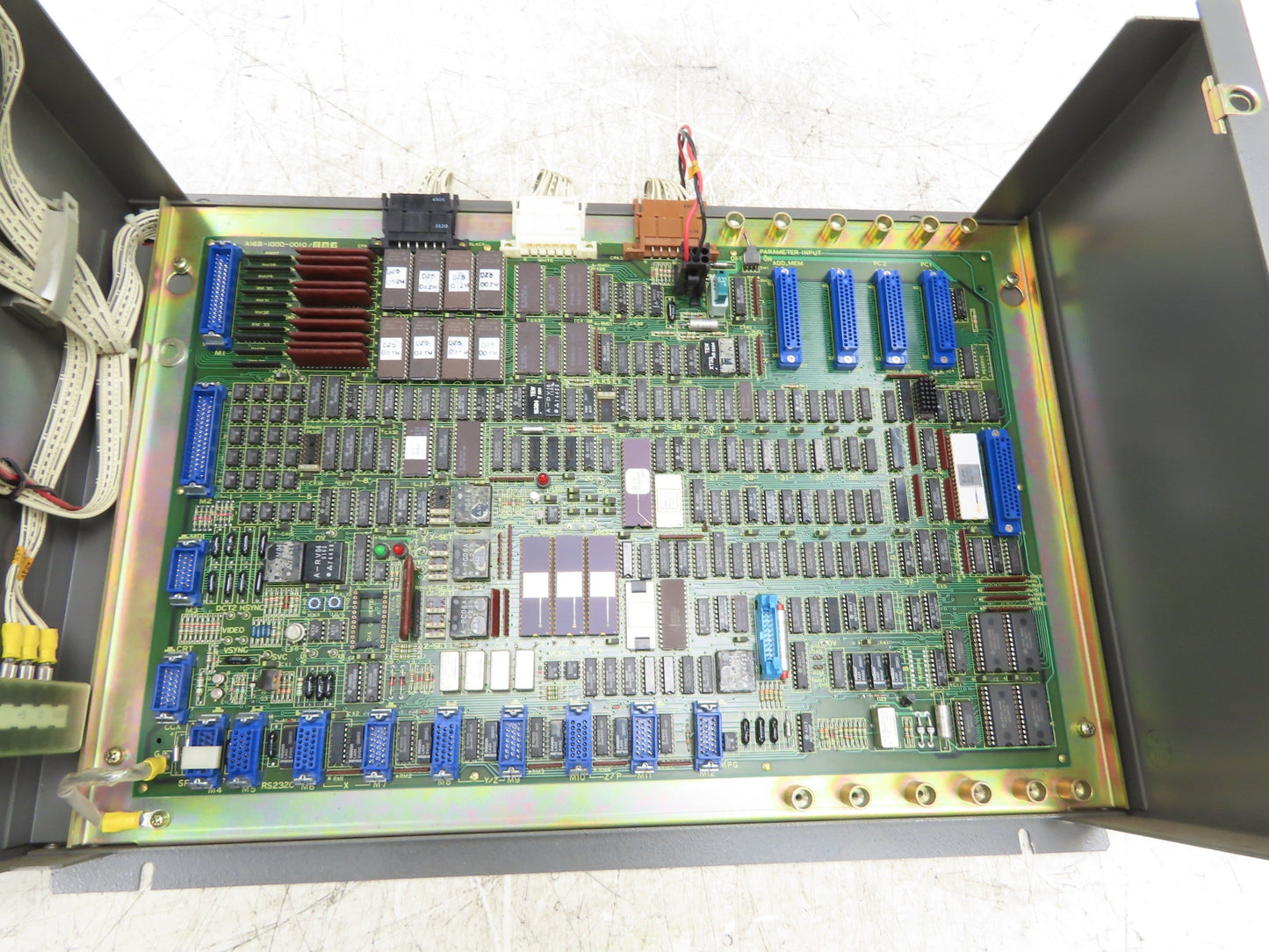 Fanuc A02B-0058-B501 PLC Power Supply Controller Unit Chassis